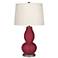Color Plus Double Gourd 28 3/4" High Antique Red Table Lamp