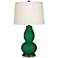 Color Plus Double Gourd 28 3/4" High Greens Table Lamp
