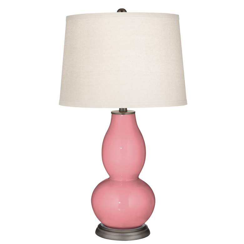 Image 2 Color Plus Double Gourd 28 3/4" High Haute Pink Table Lamp