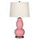 Color Plus Double Gourd 28 3/4" High Haute Pink Table Lamp