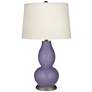 2_Color Plus Double Gourd 28 3/4" High Purple Haze Table Lamp