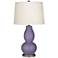 Color Plus Double Gourd 28 3/4" High Purple Haze Table Lamp