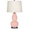 Color Plus Double Gourd 28 3/4" High Rose Pink Table Lamp