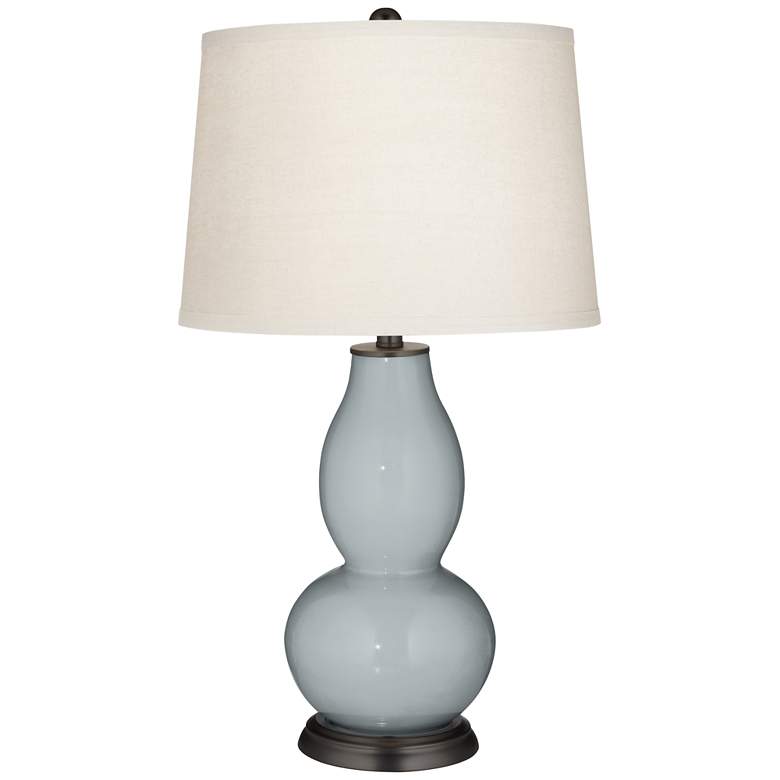 Image 2 Color Plus Double Gourd 28 3/4" High Uncertain Gray Table Lamp