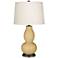 Color Plus Double Gourd 28 3/4" Humble Gold Table Lamp