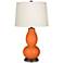 Color Plus Double Gourd 28 3/4" Invigorate Orange Table Lamp