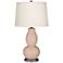 Color Plus Double Gourd 28 3/4" Italian Coral Table Lamp
