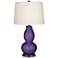 Color Plus Double Gourd 28 3/4" Izmir Purple Table Lamp