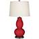 Color Plus Double Gourd 28 3/4" Ribbon Red Table Lamp