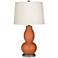 Color Plus Double Gourd 28 3/4" Robust Orange Table Lamp