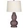 Color Plus Double Gourd 28 3/4" Vine Lace Shade Poetry Plum Table Lamp