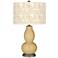 Color Plus Double Gourd 29 1/2" Gardenia Humble Gold Table Lamp
