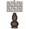 Color Plus Double Gourd 29 1/2" Gardenia Shade Carafe Brown Table Lamp