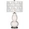 Color Plus Double Gourd 29 1/2" Gardenia Smart White Table Lamp