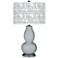 Color Plus Double Gourd 29 1/2" Gardenia Uncertain Gray Table Lamp