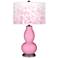 Color Plus Double Gourd 29 1/2" Mosaic and Candy Pink Table Lamp