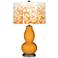 Color Plus Double Gourd 29 1/2" Mosaic Shade Carnival Orange Lamp