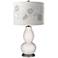 Color Plus Double Gourd 29 1/2" White Rose Smart White Table Lamp