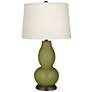 Color Plus Double Gourd Modern Rural Green Table Lamp