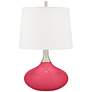 Color Plus Felix 24" Eros Pink Modern Table Lamp