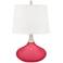 Color Plus Felix 24" Eros Pink Modern Table Lamp