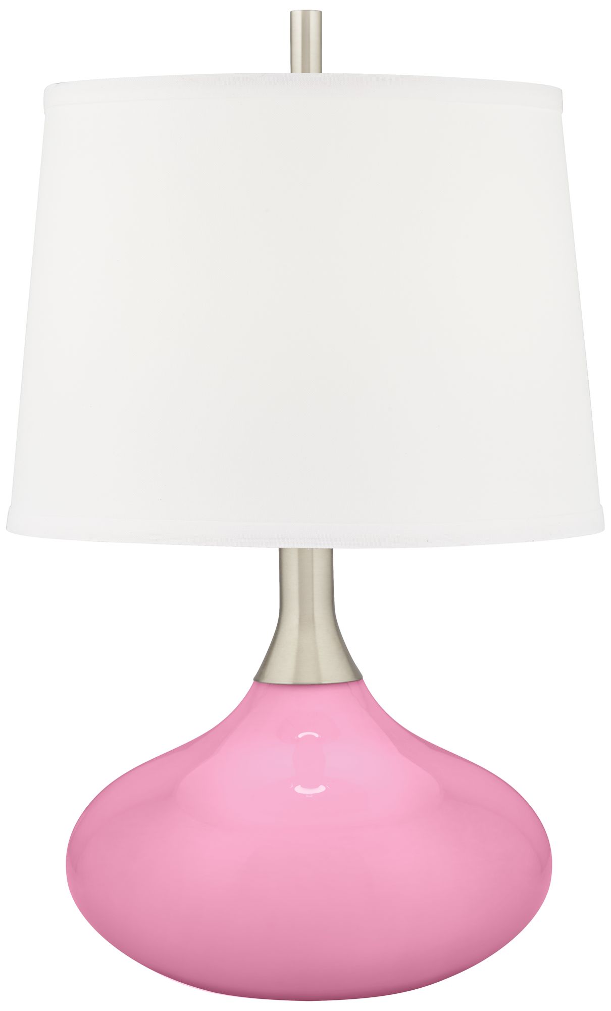 Image Color Plus Felix 24" High Candy Pink Modern Table Lamp