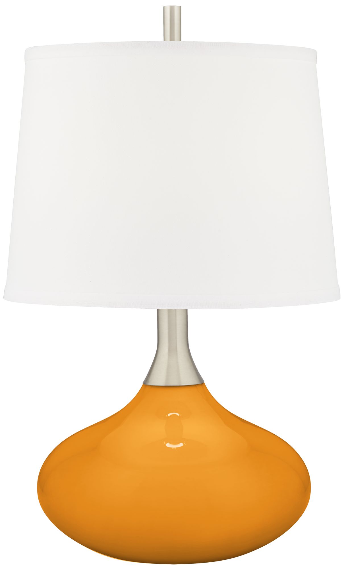 Image Color Plus Felix 24" High Carnival Orange Modern Table Lamp
