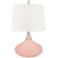 Color Plus Felix 24" High Modern Rose Pink Table Lamp