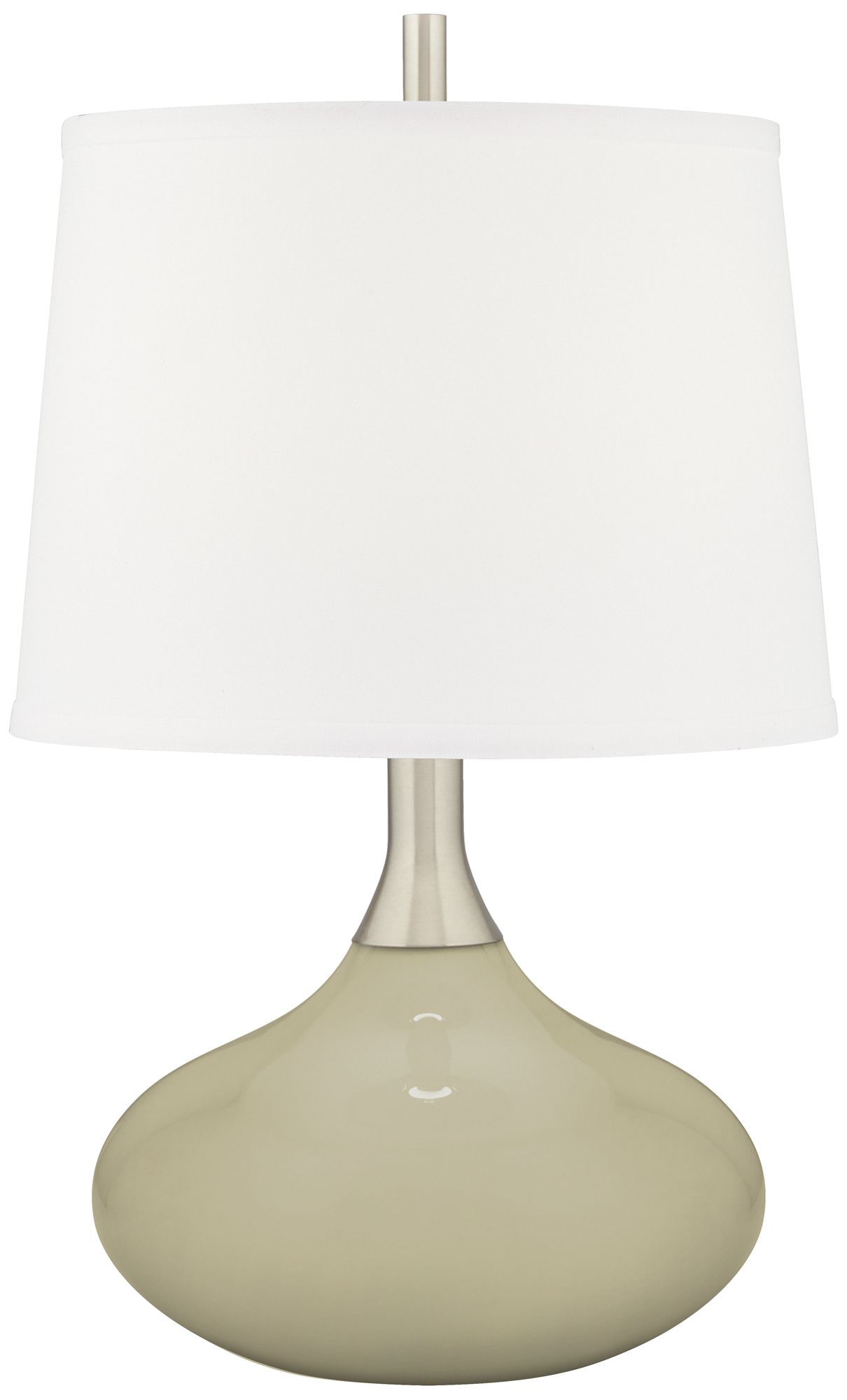 Image Color Plus Felix 24" Sage Green Modern Table Lamp