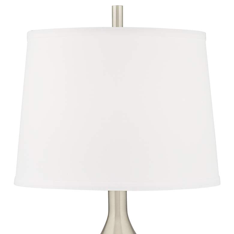Image 2 Color Plus Felix 24 inch Steamed Milk White Modern Table Lamp more views