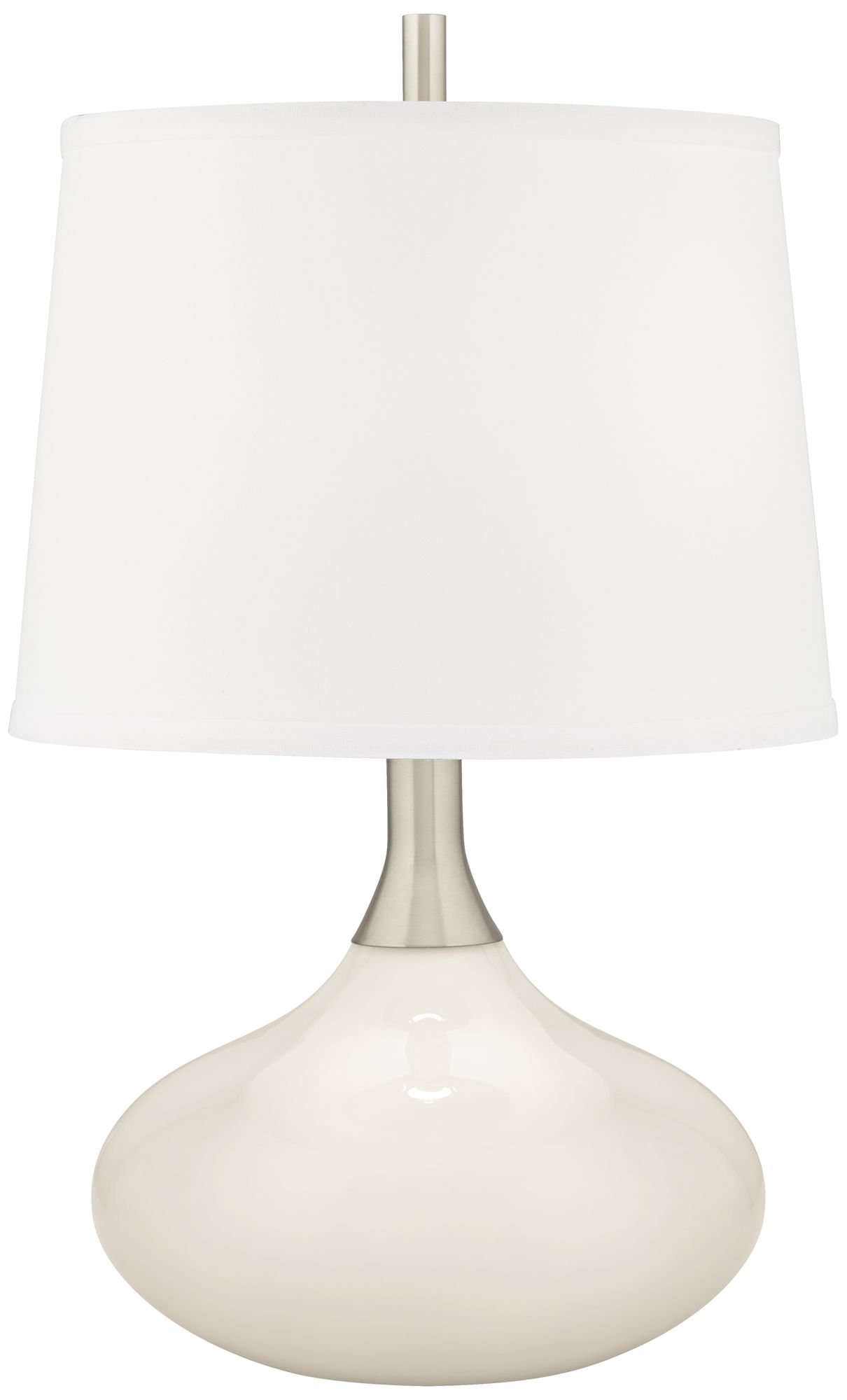 Image Color Plus Felix 24" West Highland White Modern Table Lamp