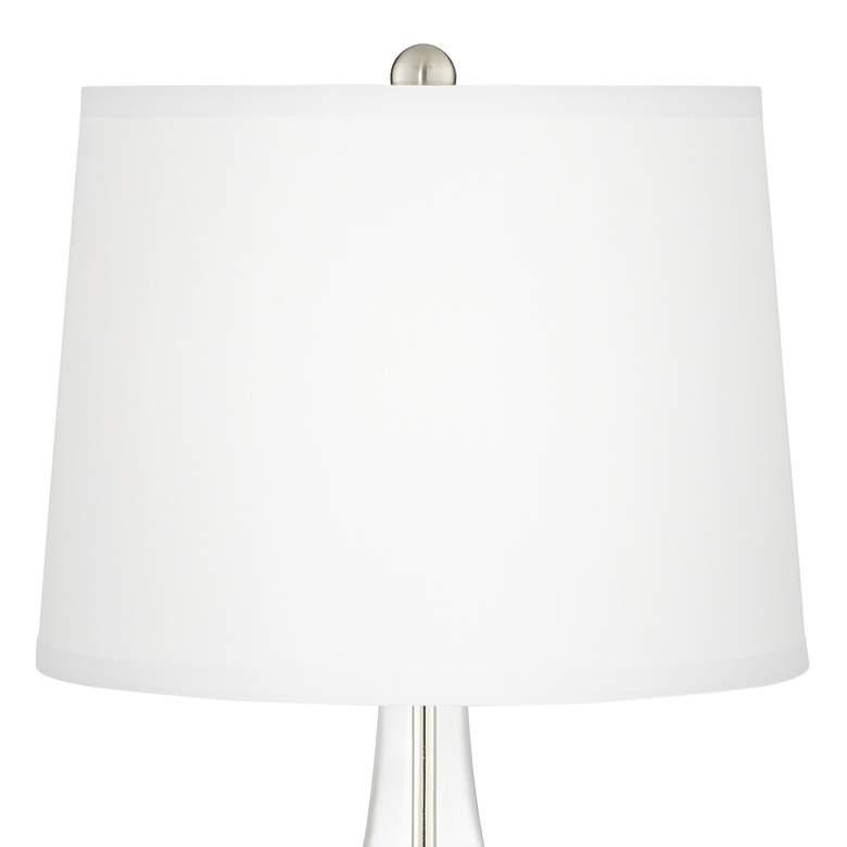 Image 2 Color Plus Gillan 28" Clear Glass Fillable Table Lamp more views