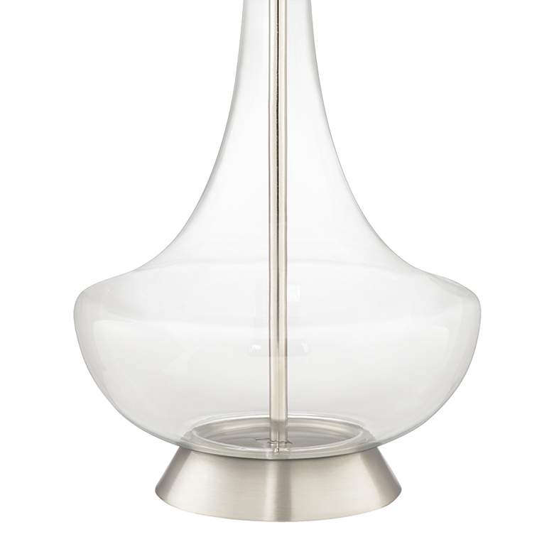 Image 3 Color Plus Gillan 28" Clear Glass Fillable Table Lamp more views