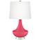 Color Plus Gillan 28" High Modern Glass Eros Pink Table Lamp