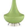 Color Plus Gillan 28" Modern Lime Rickey Green Glass Table Lamp