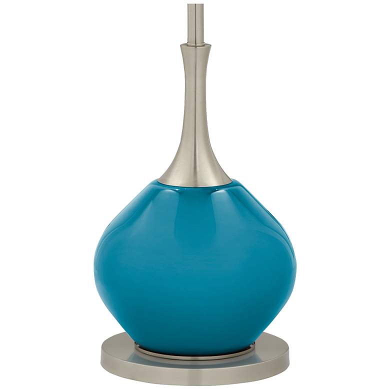 Image 4 Color Plus Jule 62 inch Caribbean Sea Blue Modern Floor Lamp more views