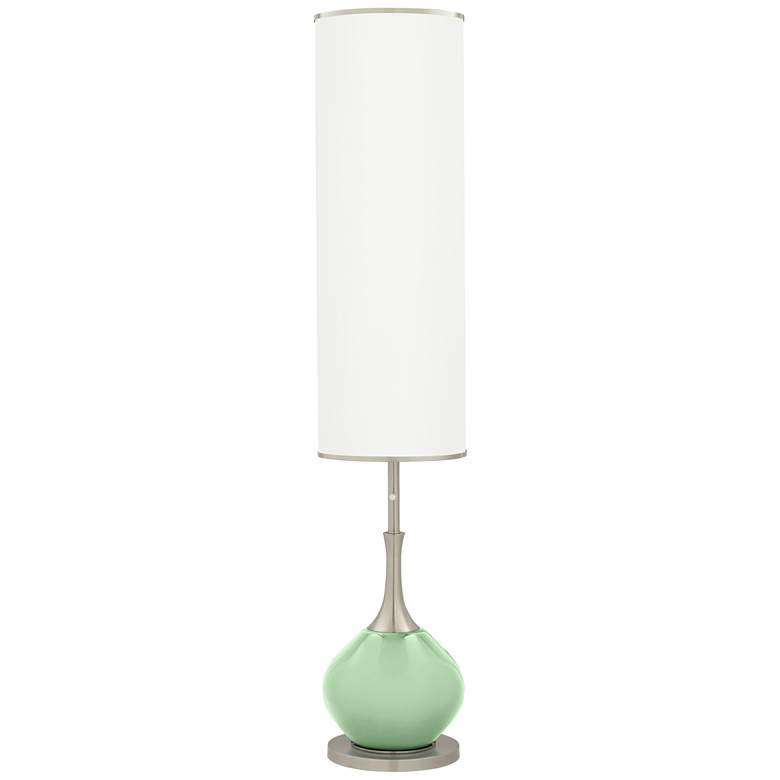 Image 1 Color Plus Jule 62" Flower Stem Green Modern Floor Lamp