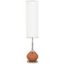 Color Plus Jule 62" High Baked Clay Modern Glass Floor Lamp