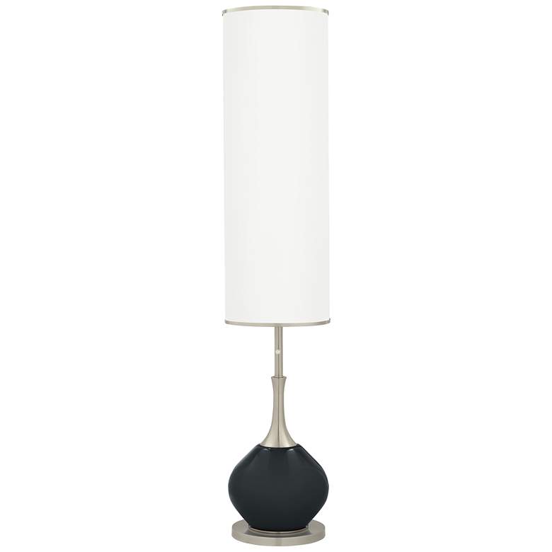 Image 1 Color Plus Jule 62" High Black of Night Modern Glass Floor Lamp