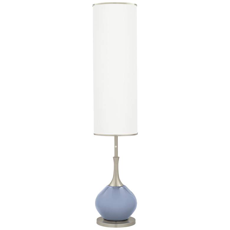 Image 1 Color Plus Jule 62" High Blue Sky Modern Floor Lamp