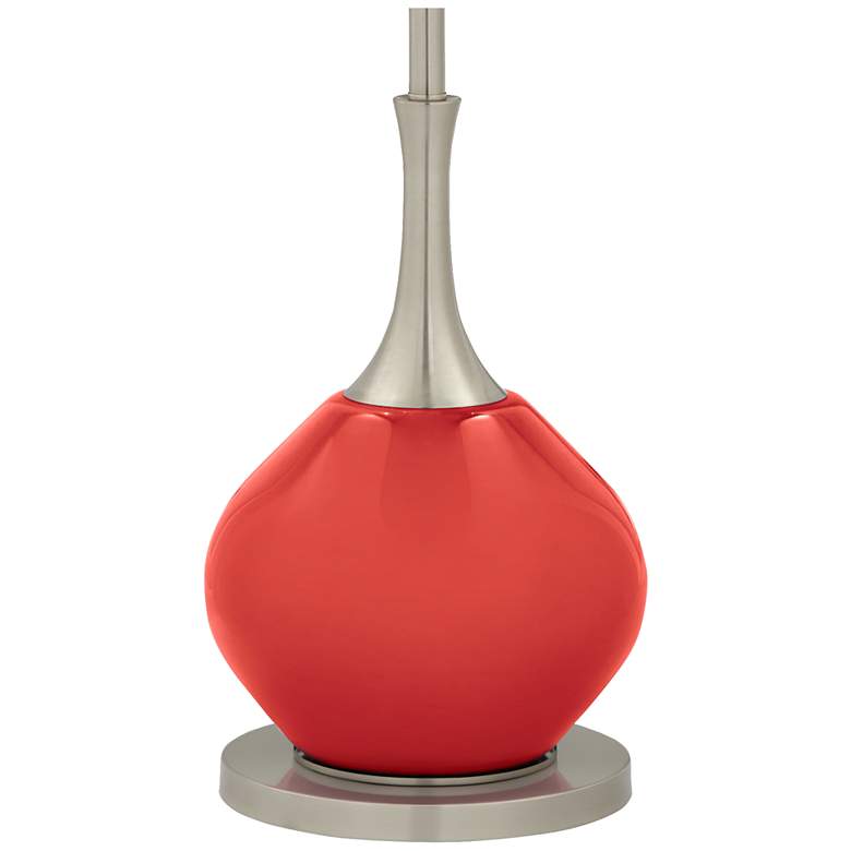 Image 4 Color Plus Jule 62" High Cherry Tomato Red Modern Floor Lamp more views