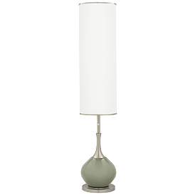 Image1 of Color Plus Jule 62" High Evergreen Fog Glass Floor Lamp