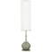 Color Plus Jule 62" High Evergreen Fog Glass Floor Lamp
