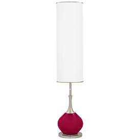 Image1 of Color Plus Jule 62" High French Burgundy Red Modern Floor Lamp
