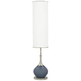 Image1 of Color Plus Jule 62" High Granite Peak Gray Modern Floor Lamp