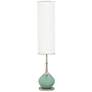 Color Plus Jule 62" High Grayed Jade Green Modern Floor Lamp