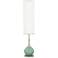Color Plus Jule 62" High Grayed Jade Green Modern Floor Lamp