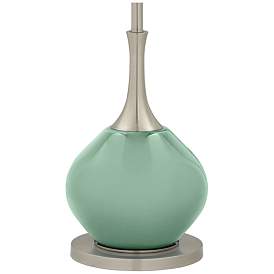 Image4 of Color Plus Jule 62" High Grayed Jade Green Modern Floor Lamp more views