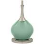 Color Plus Jule 62" High Grayed Jade Green Modern Floor Lamp