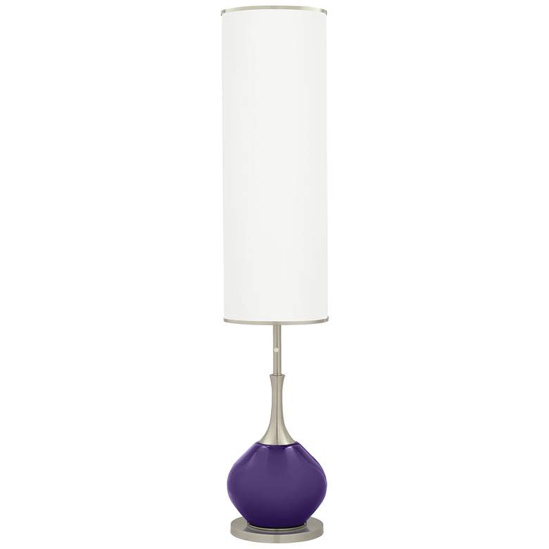 Image 1 Color Plus Jule 62 inch High Izmir Purple Modern Floor Lamp